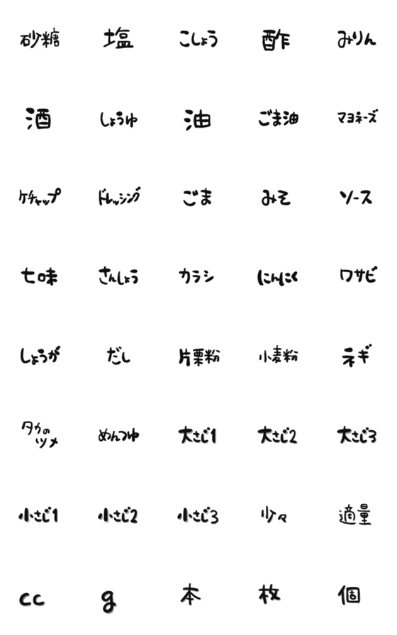 [LINE絵文字]料理の時に使える絵文字の画像一覧