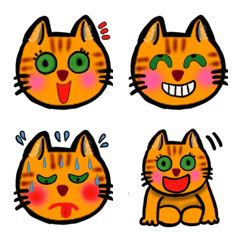 [LINE絵文字] 猫のたまってかわいい！の画像