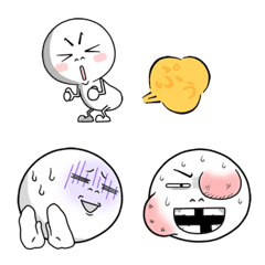 [LINE絵文字] ちょいイラ絵文字スタンプの画像