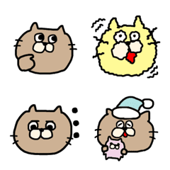 [LINE絵文字] のんきなねこの画像