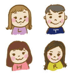 [LINE絵文字] family emoji "t"の画像