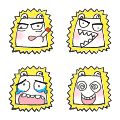 [LINE絵文字] Grandiose Lion facial expressionの画像