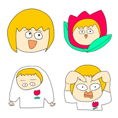 [LINE絵文字] ゆるいブロンド君の画像