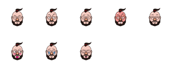 [LINE絵文字]Bearded brotherの画像一覧