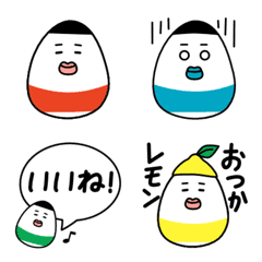 [LINE絵文字] 起き上がり小法師の絵文字の画像