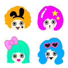 [LINE絵文字] ヘアサロン ポップの画像