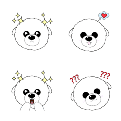 [LINE絵文字] Bichon - BoBoの画像