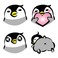 [LINE絵文字] ゆるい子ペンギンの絵文字の画像