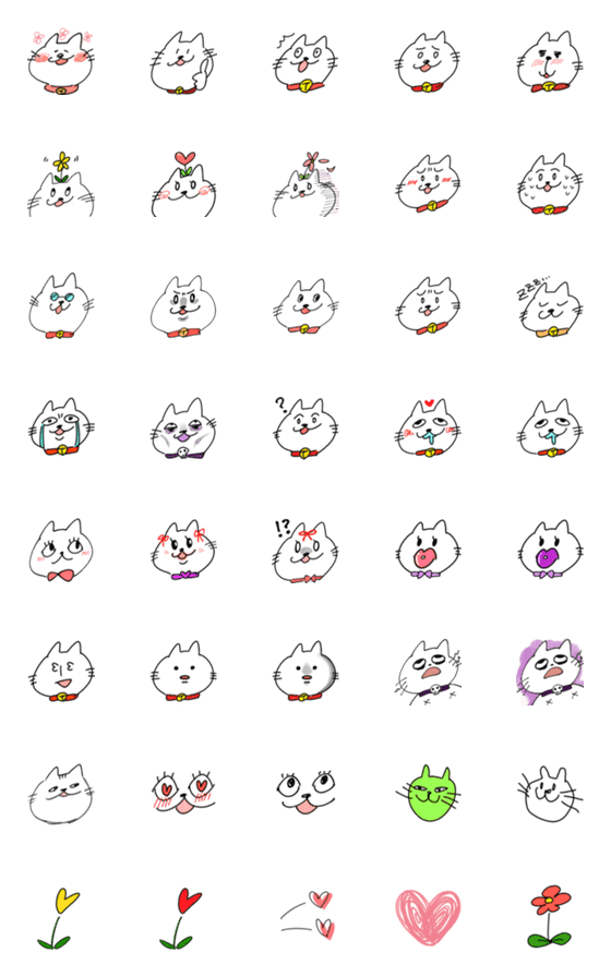 [LINE絵文字]たぶん、ねこ。の画像一覧