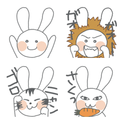 [LINE絵文字] うさぎ時々色々な動物！の画像