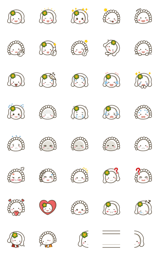 [LINE絵文字][Bafang Dumpling]Emojiの画像一覧