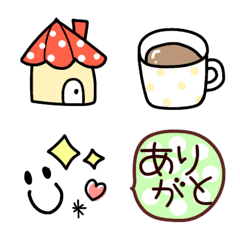 [LINE絵文字] 毎日使えるカラフルドット絵文字6の画像