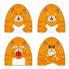 [LINE絵文字] chubby Garfield Sasukeの画像