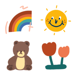 [LINE絵文字] a piece of my happy life (emoji)の画像