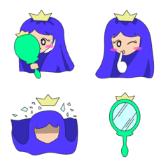 [LINE絵文字] Mirror Princessの画像