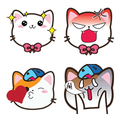 [LINE絵文字] lovecatsの画像