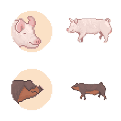 [LINE絵文字] (Apoil) Pig Breeding in Taiwanの画像