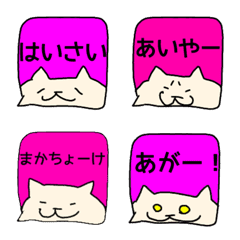 [LINE絵文字] うちなーぐちの猫ちゃんの画像