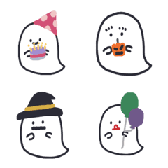 [LINE絵文字] Some little ghostsの画像