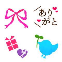 [LINE絵文字] ちょびっと絵文字の画像