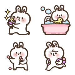 [LINE絵文字] The most useful emoji bunny 'BolPang'の画像