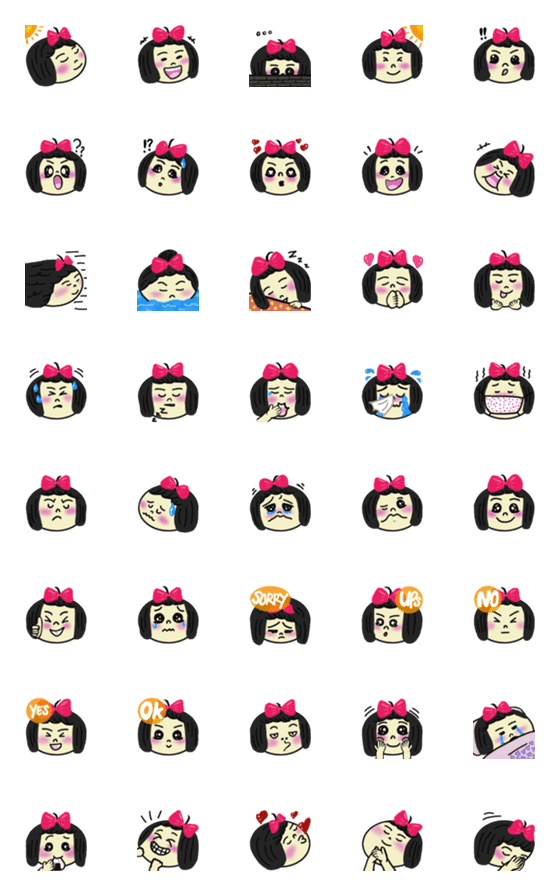 [LINE絵文字]Daily Emoji Mamao Chanの画像一覧