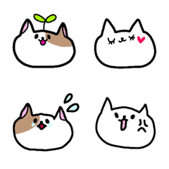 [LINE絵文字] 使いやすい猫の絵文字ですの画像