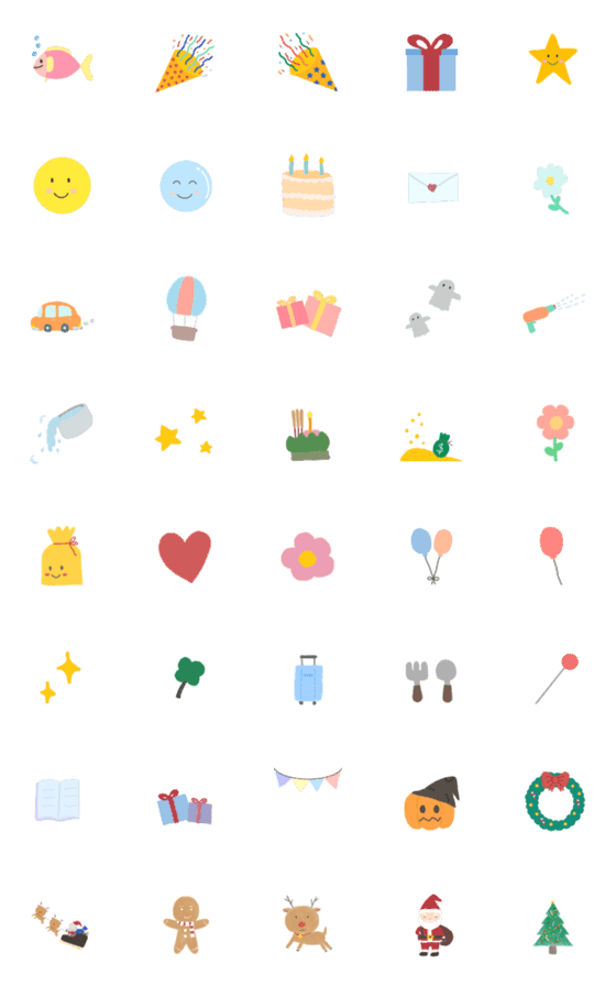 [LINE絵文字]A little thing Emojiの画像一覧