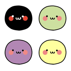 [LINE絵文字] mochi mochi mascotの画像