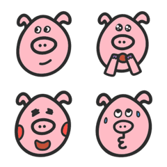 [LINE絵文字] Puer Piggy emojiの画像