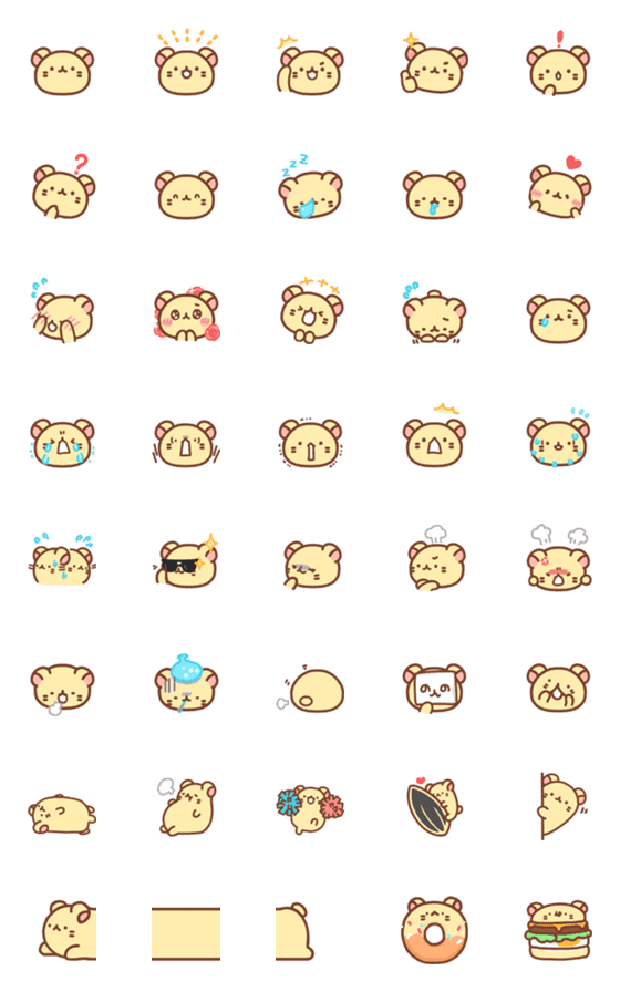 [LINE絵文字]Micebox:mice stickersの画像一覧