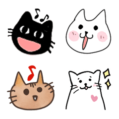 [LINE絵文字] 猫の日常使いの絵文字2の画像