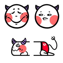 [LINE絵文字] Hello Demonの画像