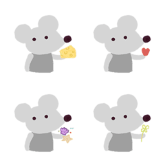 [LINE絵文字] Minimize' The Gray Mouseの画像