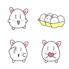 [LINE絵文字] lovely eggsの画像