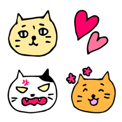 [LINE絵文字] 気ままに使える猫たちの画像