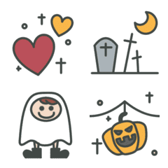 [LINE絵文字] 秋の絵文字～ハロウィン絵文字の画像