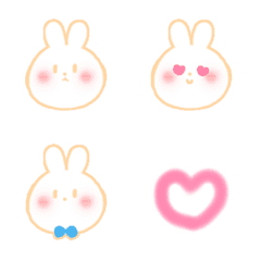 [LINE絵文字] snow bunnyの画像