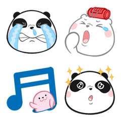 [LINE絵文字] Panda Bear emoji 3の画像