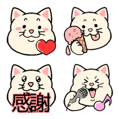 [LINE絵文字] それなりに日常生活で使いやすい猫絵文字の画像