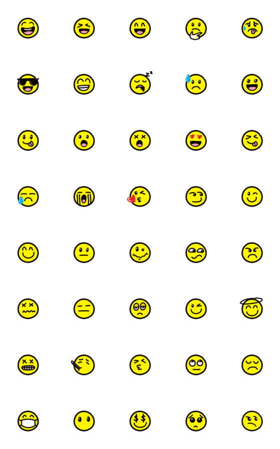 [LINE絵文字]Hand Draw Emojiの画像一覧