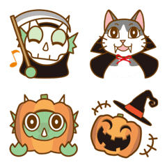 Line絵文字 コボロンのハロウィン絵文字 40種類 1円