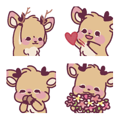 [LINE絵文字] Chubby Deer 3(Update)の画像