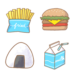 [LINE絵文字] Yummy Street Foodの画像