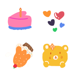 [LINE絵文字] cute emoji jaの画像