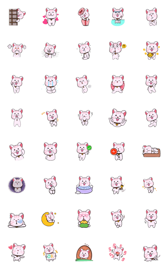 [LINE絵文字]Si khaw Naughty cat emojiの画像一覧