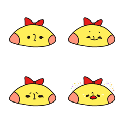 [LINE絵文字] ola ＆ toob-The omurice and toastの画像