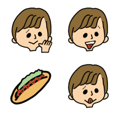 [LINE絵文字] ポジティブなキミの画像