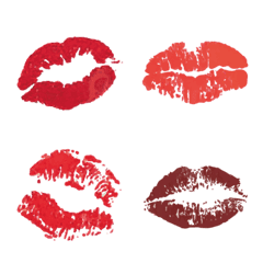 [LINE絵文字] Actually, I am lip printの画像