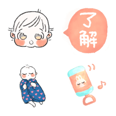 [LINE絵文字] BABYemoji iroiroの画像